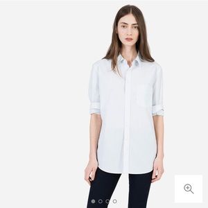 Everlane slim fit pinstripe button down